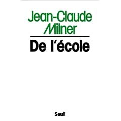 De l'Ecole
