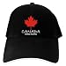 CAPS BLACK EMBROIDERY  MAPLE C-ANADA HORSE RACING 