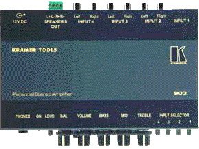 Childrens Toyshop  Electronics : KRAMER 903 PERSONAL STEREO AMPLIFIER 10 WATTS 4Ohm