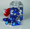 Medium Blue & Silver Dreidels