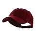 Wholesale Low Profile Dyed Soft Hand Feel Cotton Twill Caps Hats (Wine) - 21214