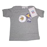 Minnesota Vikings NFL Reebok Baby/Infant #1 Fan Gray T-Shirt