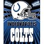 INDIANAPOLIS COLTS Fleece NFL Blanket (Shadow Series) by Northwest (50"x60")