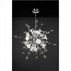 Circus Sixteen Light Pendant in Polished Chrome