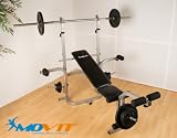 MOVIT Hantelbank, Kraftstation, Fitnesscenter NEU