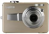 Sanyo E760 7.1MP Digital Camera with 3x Optical Zoom (Gold)