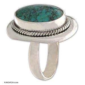 Ring, 'Turquoise Intrigue' 8.5 (US Ring size)