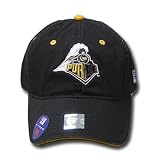 NCAA FITTED HAT CAP PURDUE BOILERMAKERS BLACK MEDIUM