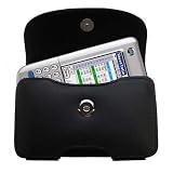 Gomadic for the PalmOne palm Tungsten C - Horizontal Leather Case with Belt Clip/Loop for the PalmOne palm Tungsten C