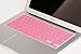 Mosiso Protective Keyboard Cover Skin for MacBook Air 11 Inch (Models: A1370 and A1465), Pink