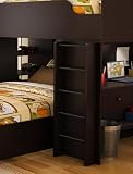 South Shore Logik Collection Loft Twin (39) Top Bed - Chocolate
