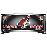 PHOENIX COYOTES OFFICIAL LOGO LOCKER ROOM SIGN