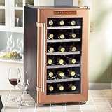 Review The Wine Enthusiast  / The Wine Enthusiast 18-Bottle Wine Cellar - Copper