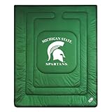 Michigan State Spartans NCAA "Locker Room Collection" Twin Bed Comforter