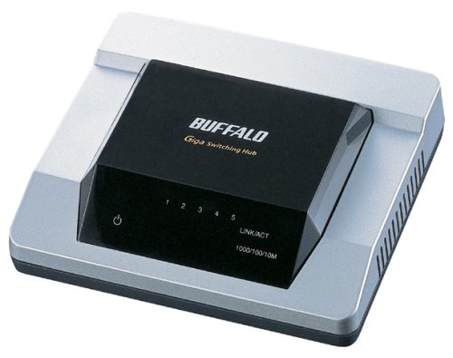 BUFFALO LSW-GT-5EP 1000/100/10M�X�C�b�`���OHub 5�|�[�g