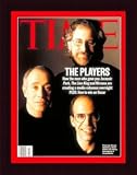 David Geffen, Steven Speilberg and Jeffrey Katzenberg / TIME Cover: March 27, 1995, Framed Art Print by TIME Magazine