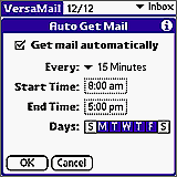 palmOne VersaMail for Windows PC