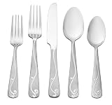 Hampton Forge Signature Natalia Frosted 20-Piece Flatware Set