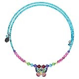 Rainbow Butterfly Multicolored Choker