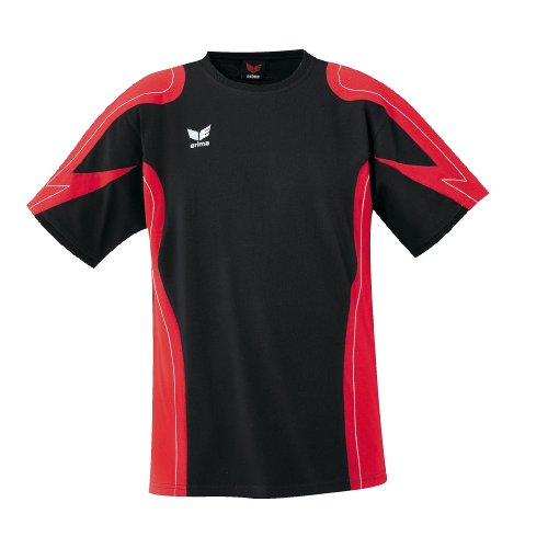 ERIMA Herren Racing Line T-Shirt, schwarz/rot, 48 (5) Preisvergleich