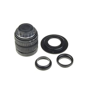 BestDealUSA 35MM CAMERA LENS +C-M4/3+ MACRO RING for Olympus EP-1, E-P2, E-P3, E-PL1, E-PL2,