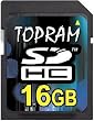 16GB SDHC Card for Canon, Nikon, Casio Digital Camera by TOPRAM