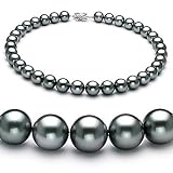 Grey 12-13mm AAA+ Tahitian Pearl Necklace