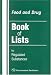 Book Food and Drug Book of Lists for Regulated Substances