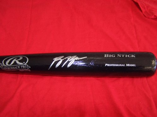 RYAN BRAUN SIGNED AUTO BLACK RAWLINGS BIG STICK BASEBALL BAT MILWAUKEE BREWERS