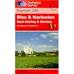 Diss and Harleston (Explorer Maps)