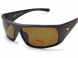 Puma - PUMA PU 15045P PU15045P Rush Brown Sunglasses Brown Lenses Size: 63-17-120