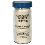 Morton & Bassett Ground White Pepper, 2.3-Ounce Jars, 3-Count Packs