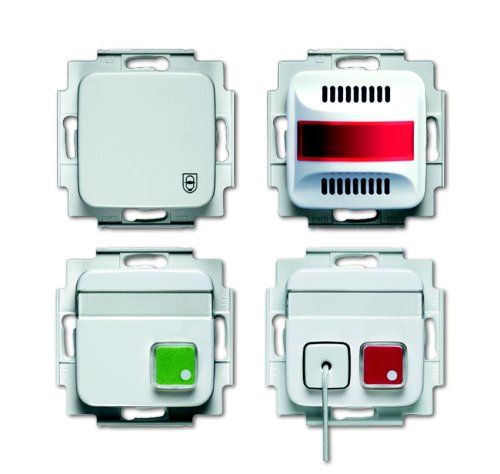 Busch-Jaeger 1510UC-214 Ruf-Set f&uuml;r Behinderten-WC alpinwei&szlig; 1510 UC-214