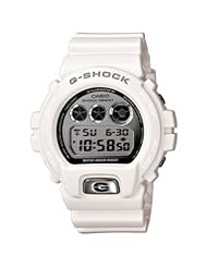 Casio DW6900MR-7 G-shock Mirror Metallic Silver Dial White Resin Watch