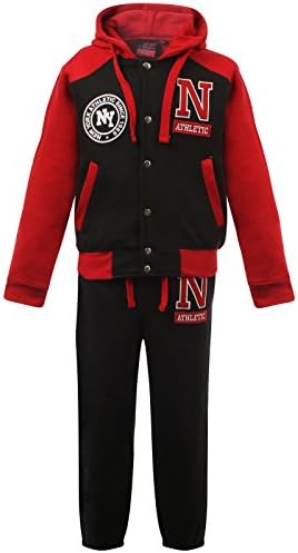 GG Girls Boys Lola Kids Baseball Arm Hooded Tracksuit