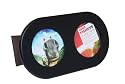 'LOMO' Wooden Photo Frame 2x Fisheye 9,5x9,5cm - FR002 -