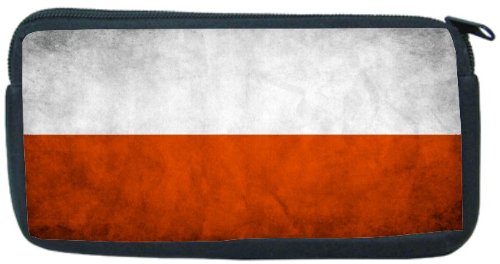 Poland Flag Neoprene Pencil Case - pencilcase - Ipod Case - PSP Case, Game Boy DS Case, etc.. - UNISEX - Ideal gift for all occassions