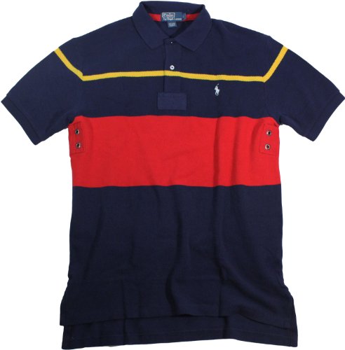 Polo Ralph Lauren Classic-Fit Chest Stripe Polo (XX-Large, French Navy)