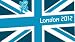 London 2012 Olympics Logo Giant Flag
