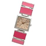 fizz ウォッチ(カラフルエポブレス) BL815-PI シルバー×ピンク レディス