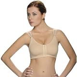 Vedette 328 Compression Surgical Bra After Breast Surgery Soft Cup Front Closure