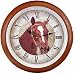 CLOCK SOUND FARM HORSE 13in