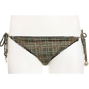 Buy JUICY COUTURE Ladies Y27405 Grant Plaid String Bikini Bottom, Medium by Juicy Couture