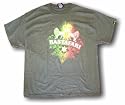 RASTAFARI Military Green Lions & Crown Men's Tee Shirt