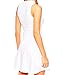 Face N Face Women's Chiffon High Neck Sleeveless Empire Mini Dress