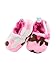 Baby Laundry Plush and Soft Reversible Booties, Slippers/Shoes for Girls - Pink Camo (3-6 Months)
