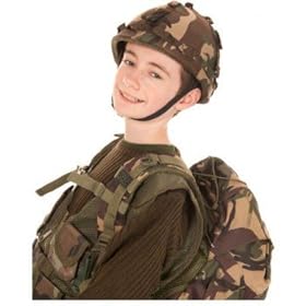  Kids Army Camouflage Helmet - Fits Ages 5-13