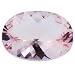 Jewelry : Morganite 14x10 MM Oval Checkerboard Cut: 4.79 Carats from the mines of Madagascar - Cushion Cut- FREE Beautiful Gemstone Box, FREE Gemstone Information card by GIA Gemologist Michael Valitutti