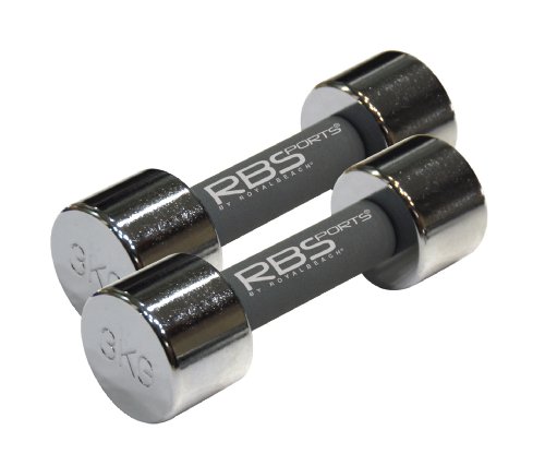 RBSports Chromhantel 2er Set, grau, 2 x 3 kg, 34071 Preisvergleich