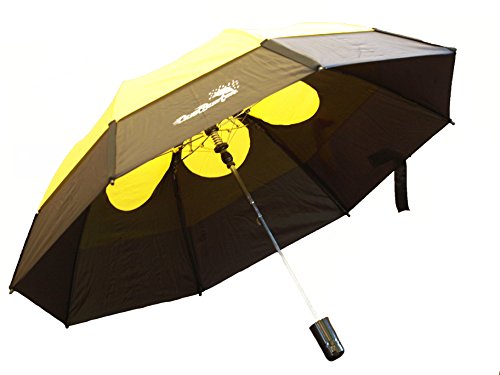 GustBuster Metro 43-Inch Automatic Umbrella, Signature (Echo BK/Mel Yellow)